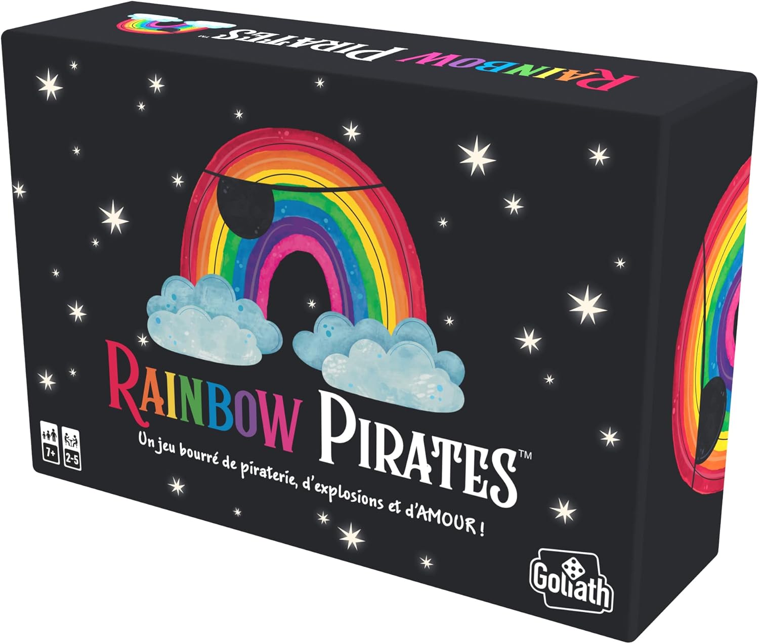 Goliath - Rainbow Pirates - Coloured Card Game - Pirates are Your Allies - Strategy and Action - Board Game - To Play with Family or Friends - Ages 7+