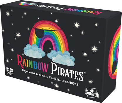 Goliath - Rainbow Pirates - Coloured Card Game - Pirates are Your Allies - Strategy and Action - Board Game - To Play with Family or Friends - Ages 7+