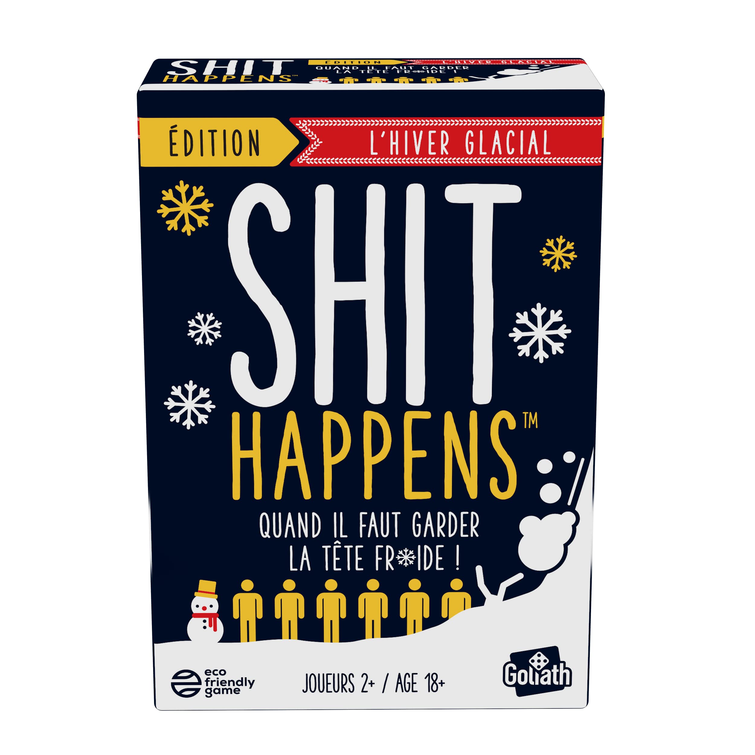 SHIT HAPPENS: L'WINTER GLACIAL – Gesellschaftsspiel für Erwachsene – Gesellschaftsspiel ab 18 Jahren – Kartenspiel zum Spielen zwischen Freunden – Kult-Abende für 2 Spieler und mehr – 30 Minuten