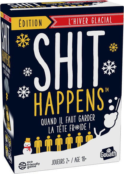 SHIT HAPPENS: L'WINTER GLACIAL – Gesellschaftsspiel für Erwachsene – Gesellschaftsspiel ab 18 Jahren – Kartenspiel zum Spielen zwischen Freunden – Kult-Abende für 2 Spieler und mehr – 30 Minuten