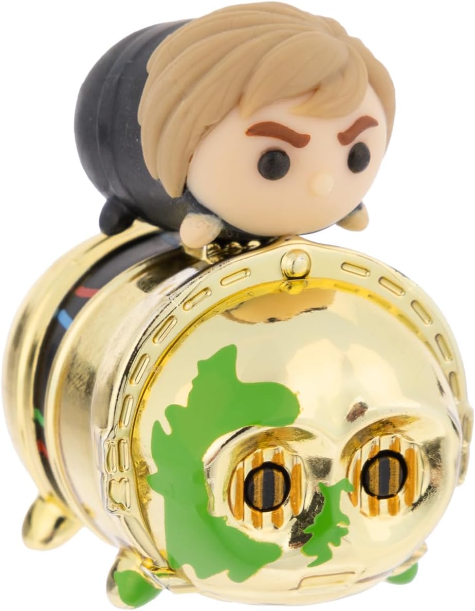 Disney Tsum Tsum Star Wars Jabba’s Palace Deluxe Theme Set, Figures Stand 7 cm Tall & Stackable, Includes Luke, Gamorrean Guard, Han Solo, C-3PO, & More, for Kids Ages 6+