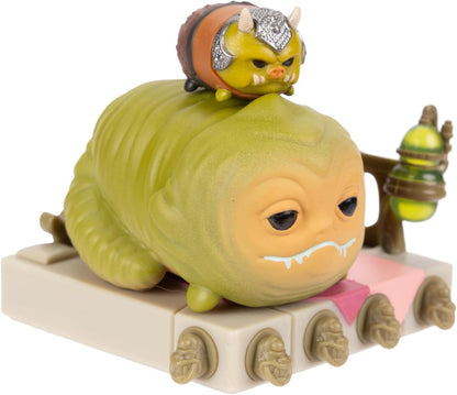 Disney Tsum Tsum Star Wars Jabba’s Palace Deluxe Theme Set, Figures Stand 7 cm Tall & Stackable, Includes Luke, Gamorrean Guard, Han Solo, C-3PO, & More, for Kids Ages 6+
