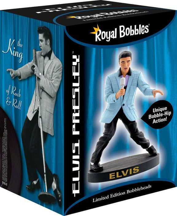 Royal Bobbles Elvis Presley BobbleHIPS Bobblehead, Premium Polyresin Lifelike Figure, Unique Serial Number, Exquisite Detail