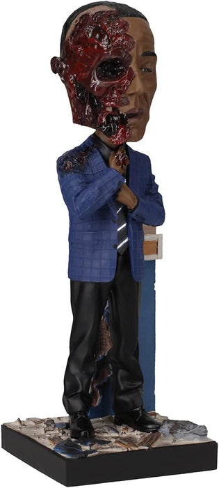 Royal Bobbles Breaking Bad Gus Fring Face Off Bobblehead, Premium Polyresin Lifelike Figure, Unique Serial Number, Exquisite Detail