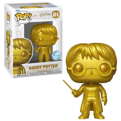 Funko Pop Harry Potter Nº.01 Metálica Gold Edition Exclusive Special Edition