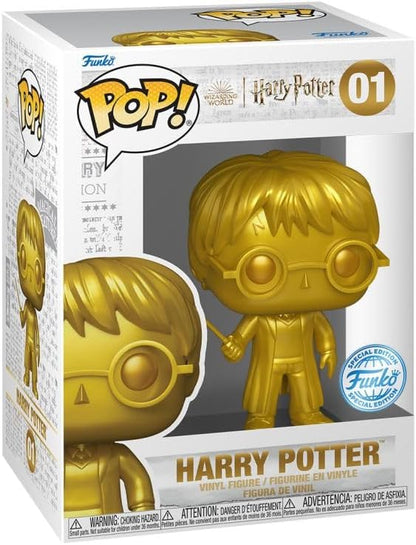 Funko Pop Harry Potter Nº.01 Metálica Gold Edition Exclusive Special Edition