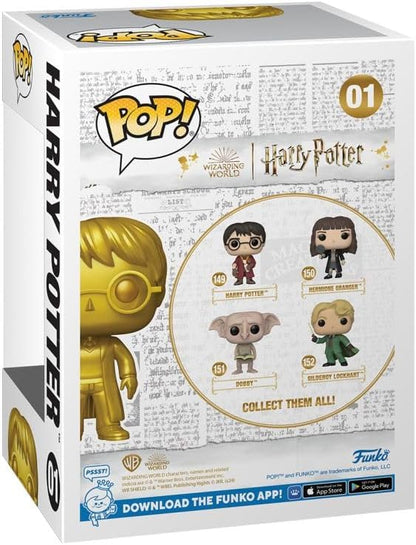 Funko Pop Harry Potter Nº.01 Metálica Gold Edition Exclusive Special Edition