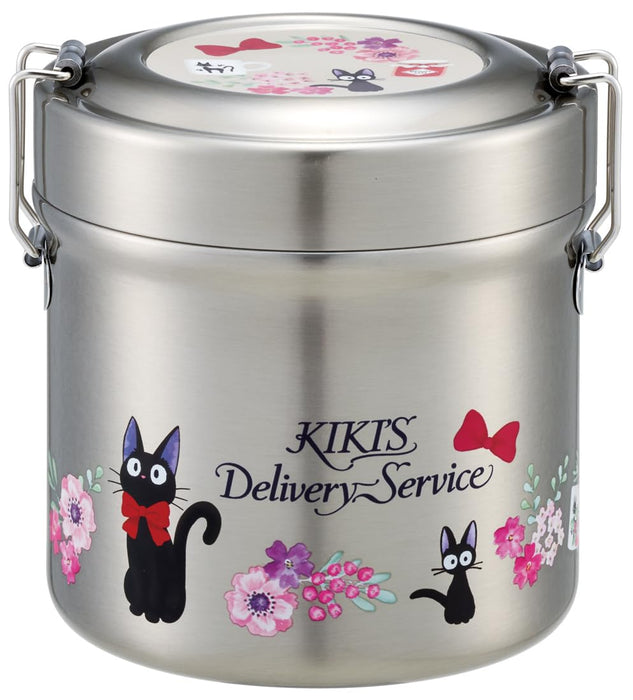 Skater STLB1AG-A Thermal Lunch Box, Kiki's Delivery Service, French, Studio Ghibli, 20.3 fl oz (600 ml), Rice Bowl Type, Antibacterial, Vacuum, Stainless Steel