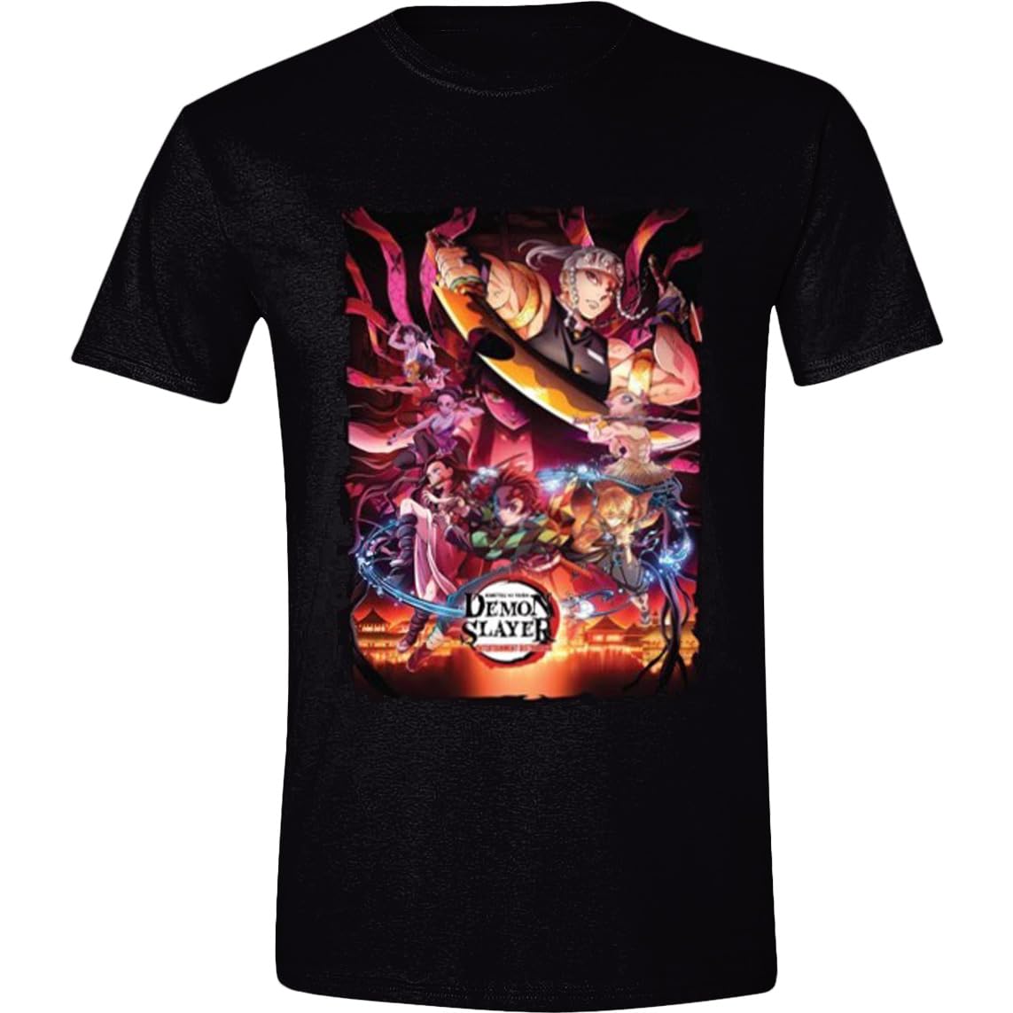 Demon Slayer T-Shirt Swinging Weapons (L)