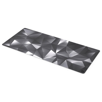 ENDORFY Crystal Black XL XXL Mouse Pad 900x400mm Smooth Mouse Guide Printed Edge Non-Slip Rubber Base Elegant Design