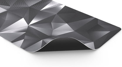 ENDORFY Crystal Black XL XXL Mouse Pad 900x400mm Smooth Mouse Guide Printed Edge Non-Slip Rubber Base Elegant Design