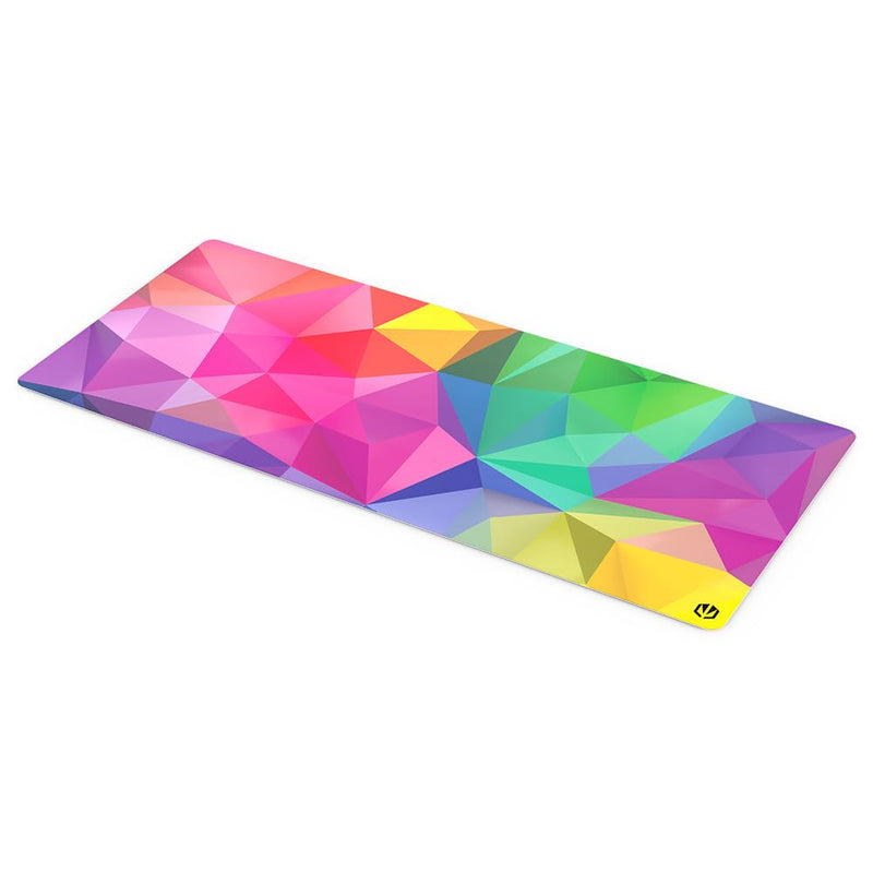 ENDORFY Crystal Spectrum XL XXL 900x400mm Mouse Pad, Smooth Mouse Guide, Printed Edge, Non-Slip Rubber Base, Elegant Design