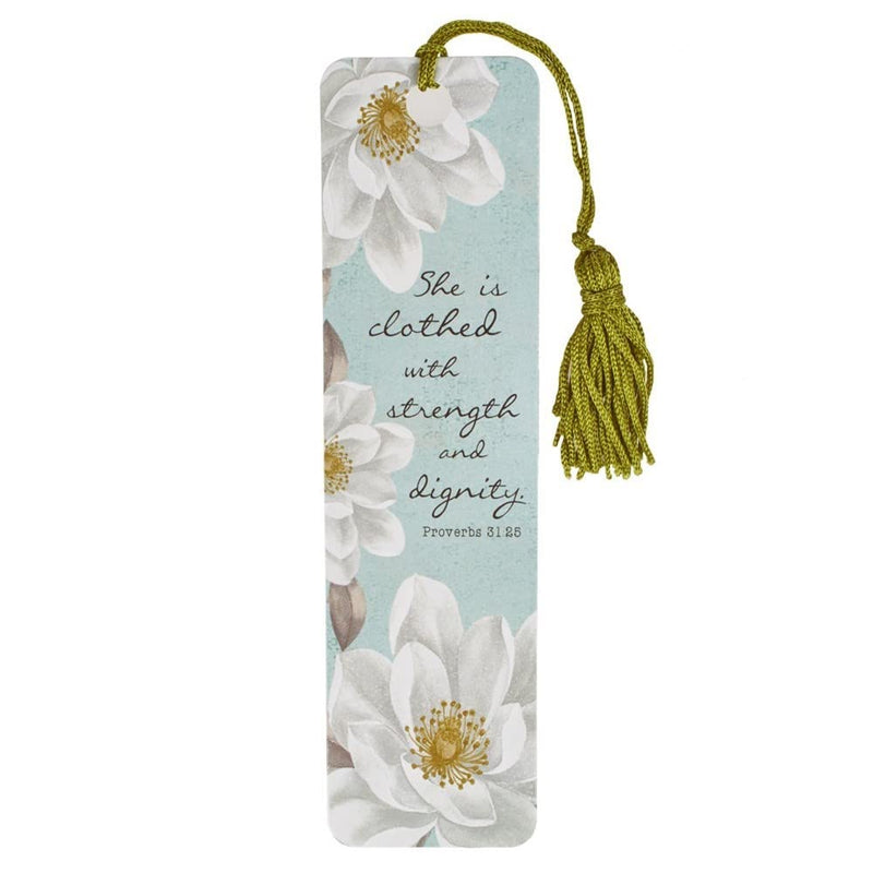 Bookmark - She Is Clothed In Strength And Dignity w/Tassel (Pack Of 6