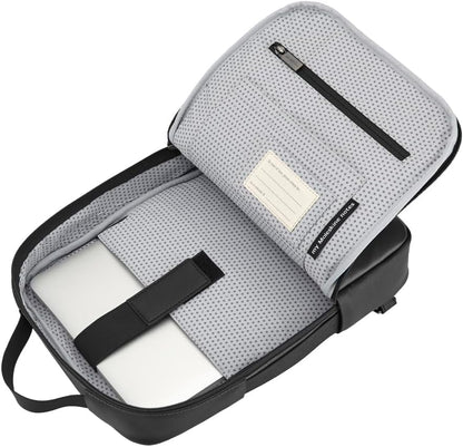 Moleskine Classic Pro Collection Vertical Professional Backpack, Office Professional Backpack, Laptop Backpack for Laptop, iPad, Notebook up to 13'', dimensions 27.5 x 37 x 9 cm, Color Black