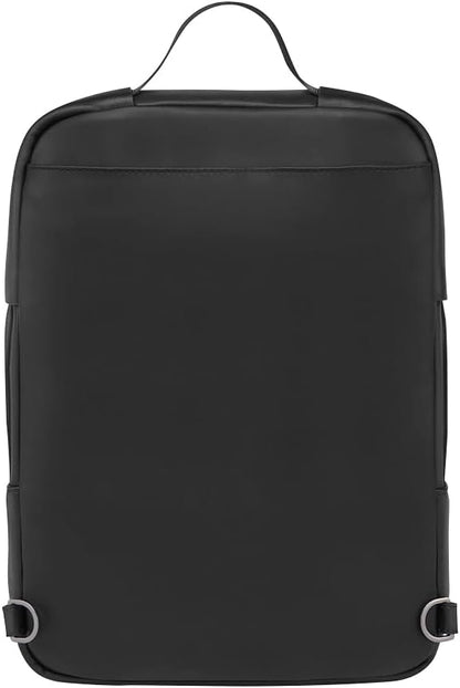 Moleskine Classic Pro Collection Vertical Professional Backpack, Office Professional Backpack, Laptop Backpack for Laptop, iPad, Notebook up to 13'', dimensions 27.5 x 37 x 9 cm, Color Black