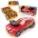 Hot Wheels NEW Car Storage 2in1 Race N' Haul free wheel Car Storage case with Retractable Handle - Stores up to 15 cars (cars not included