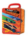 Hot Wheels 1:64 Scale Cars Metal Car Carry Case I 18 Toy Storage & Organiser Gift for Collectors Kids Ages 3 Years Old Up 3D HW Race lid Design (Cars not Included)
