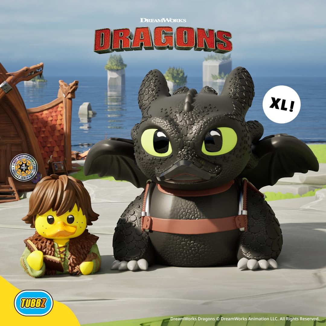 TUBBZ Primera Edición: How to Train Your Dragon - Hiccup Figura Coleccionable de Pato de Goma Disfrazado
