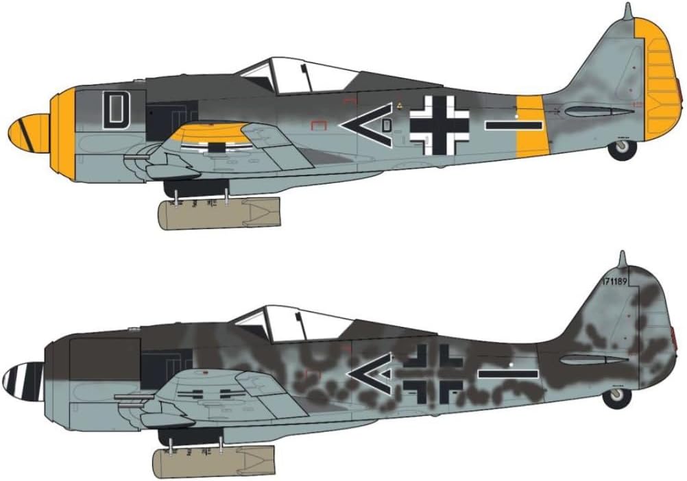 Airfix A02066A Focke-Wulf Fw190A-8/F-8 Classic Kit for ages + 8 Years