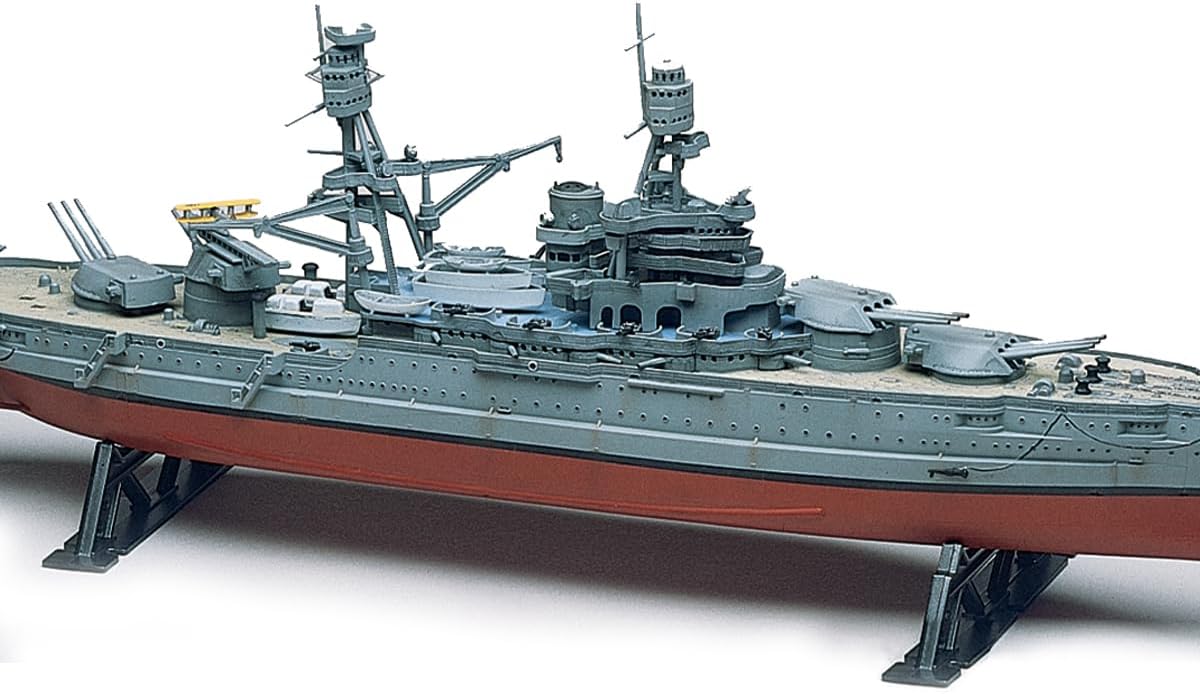 Revell- USS Arizon Battleship Model Military Ship Scale Pearl Harbor Kit de construcción de Barco de plástico de Nivel 4 de 133 Piezas a Escala 1:426, Color Gris (85-0302