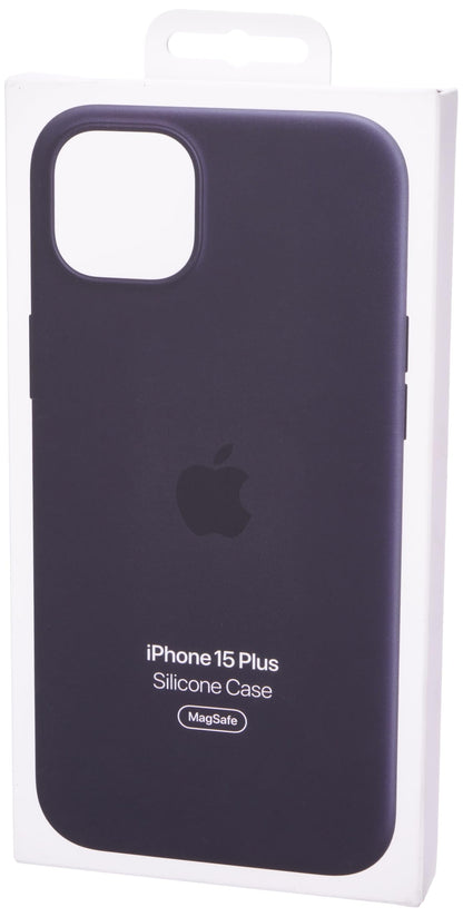 Apple - Back Cover For Mobile Phone - Magsafe Compatibility - Silicone - Black - For Iphone 15 Plus