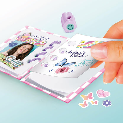 Canal Toys Mini-papierfabriek met 40+ accessoires – creatieve machine voor pennen, potloden en notitieboeken – complete set met stickers en decoraties, roze