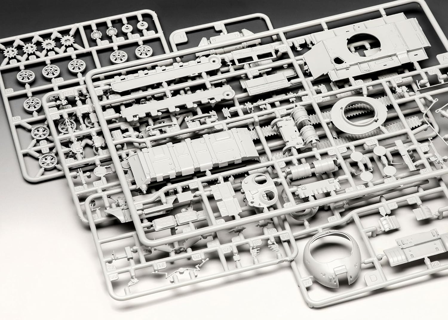 Revell 03328 T-55A/AM with KMT-6/EMT-5 1:72 Scale Unbuilt/Unpainted Plastic Model Kit