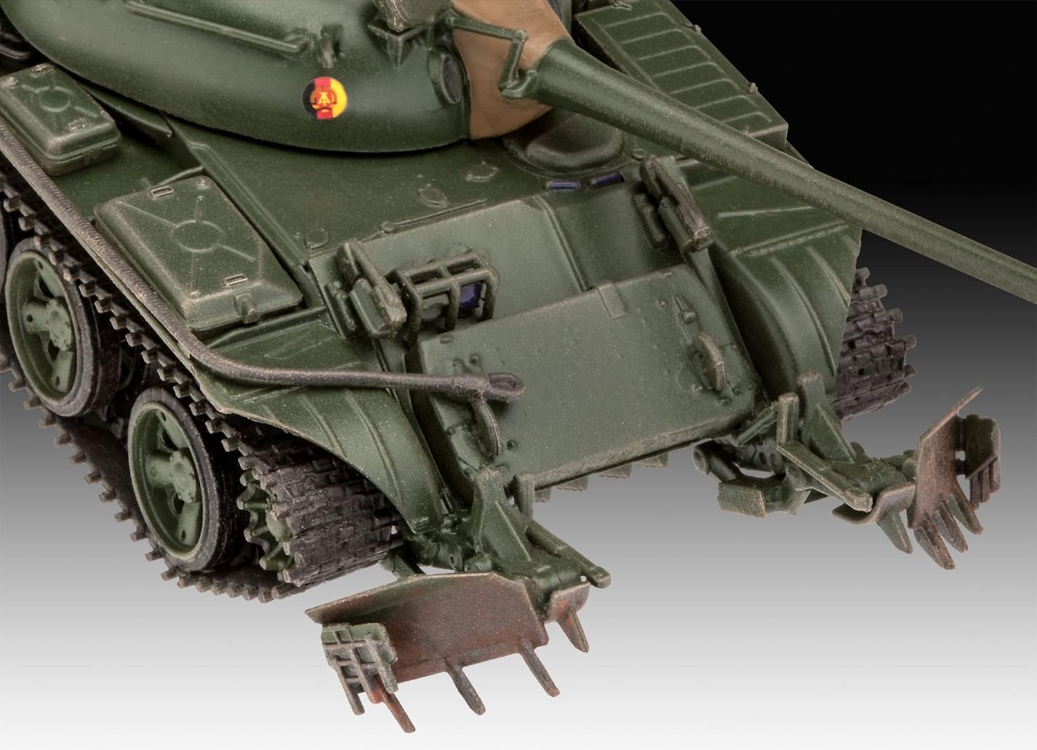 Revell 03328 T-55A/AM with KMT-6/EMT-5 1:72 Scale Unbuilt/Unpainted Plastic Model Kit