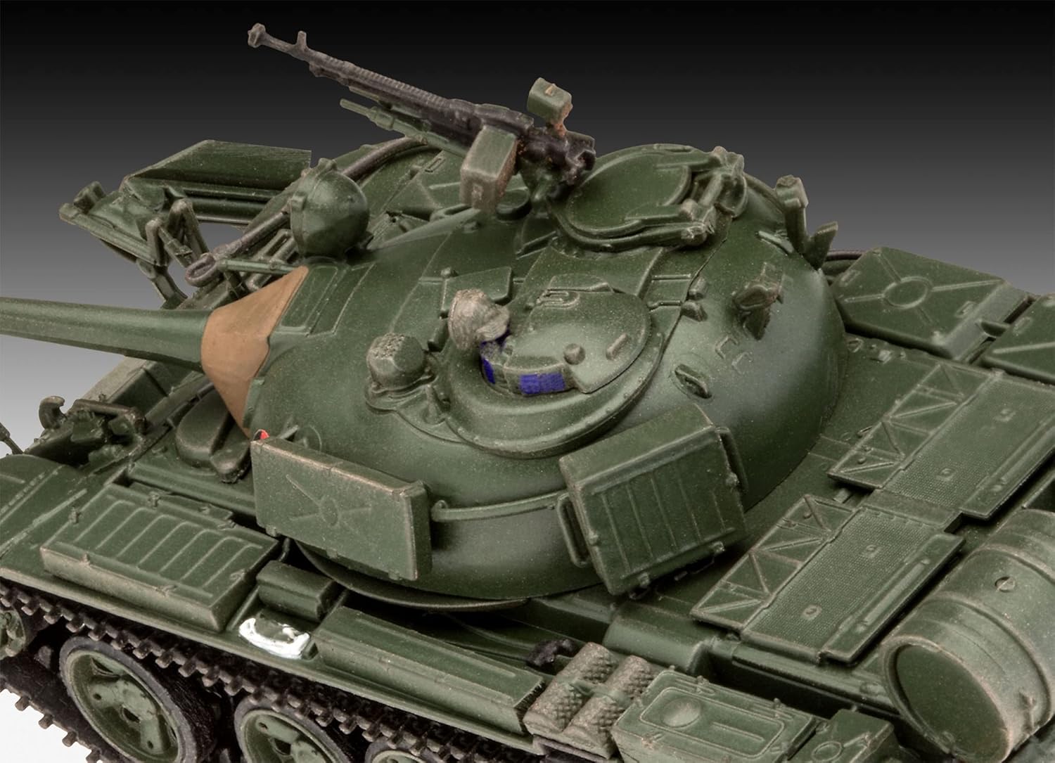 Revell 03328 T-55A/AM with KMT-6/EMT-5 1:72 Scale Unbuilt/Unpainted Plastic Model Kit