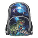 Depesche 13132 Dino World Galaxy School Backpack in Dark Blue with Dinosaur Motif, Planets and Stars, School Bag with Adjustable Straps