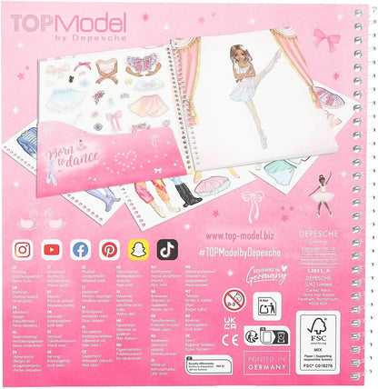 Topmodel - Dress Me Up Stickerbook Ballet - (413611)