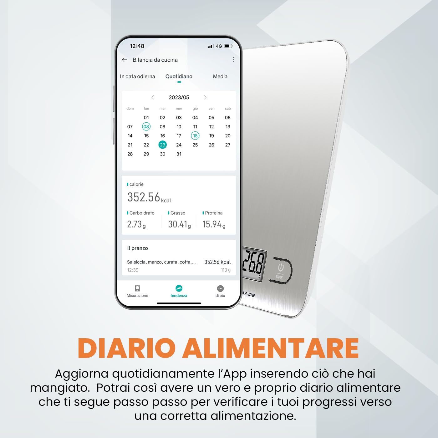 Bilancia Digitale Pesa Alimenti