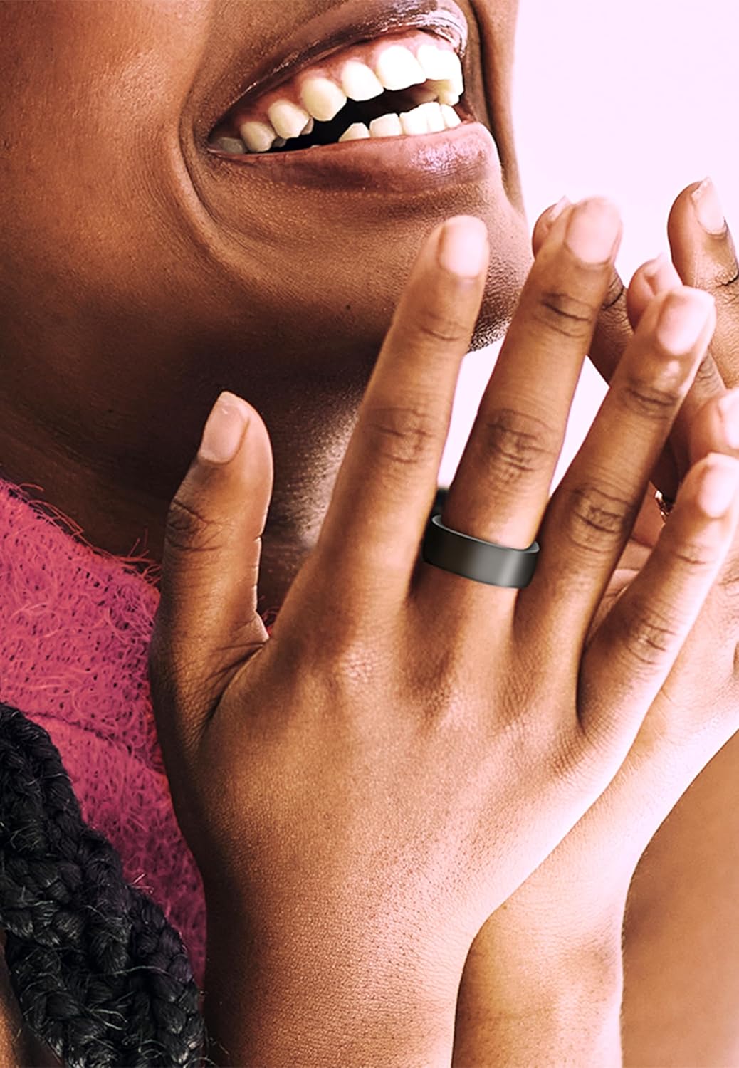 Niah Moon Smart Ring 18,20Mm Nero