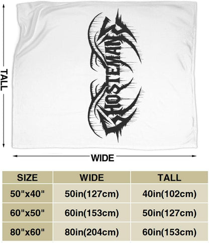 24ershisi Ghostemane Digital Printed Ultra-Soft Micro Fleece Blanket Soft Warm 50" X40" 60"x50" 80"x60"