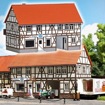 Busch 1530 Rurale Butcher Shop Adler Struttura Ho Scale Model