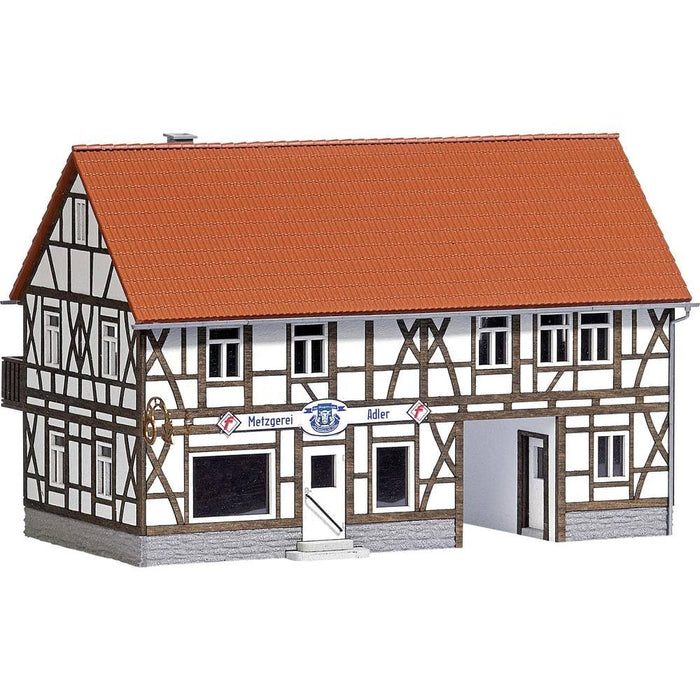 Busch 1530 Rurale Butcher Shop Adler Struttura Ho Scale Model
