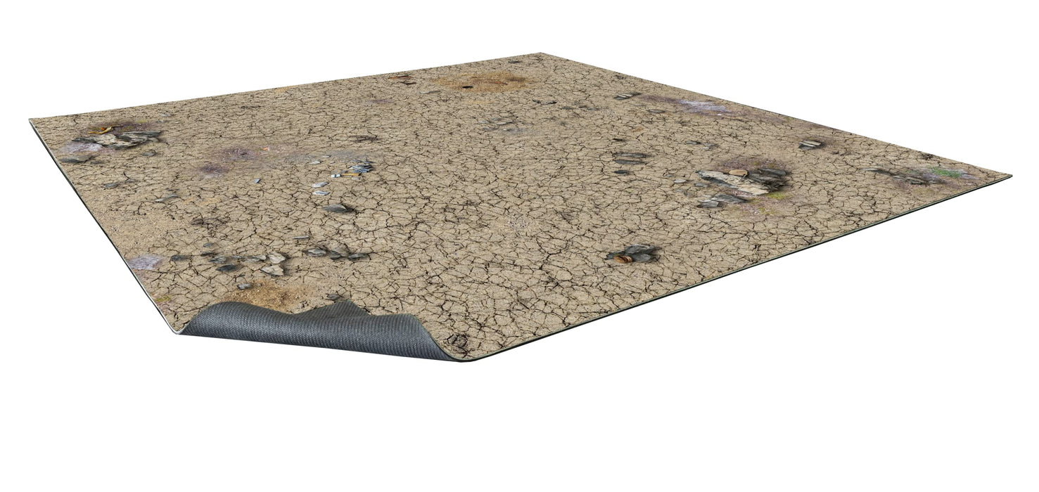 Battle Systems Terrain Desert Wasteland Game Mat 3x3 - Neoprene Playmat for Warhammer, D&D, Frostgrave and More!