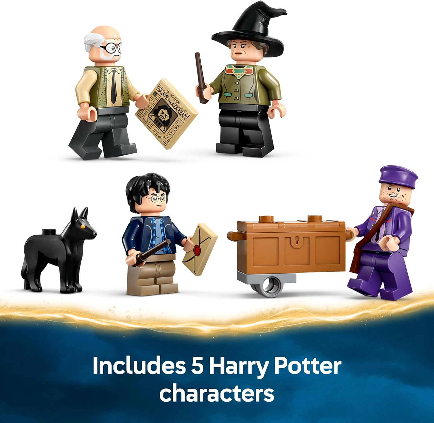 LEGO Harry Potter Knight Bus Adventure with 5 Collectible Minifigures incl. Ernie Prang & Stan Shunpike, Detachable Triple Decker Vehicle Toy for Wizarding World Fans, 8+ Year Old Boys & Girls, 76446
