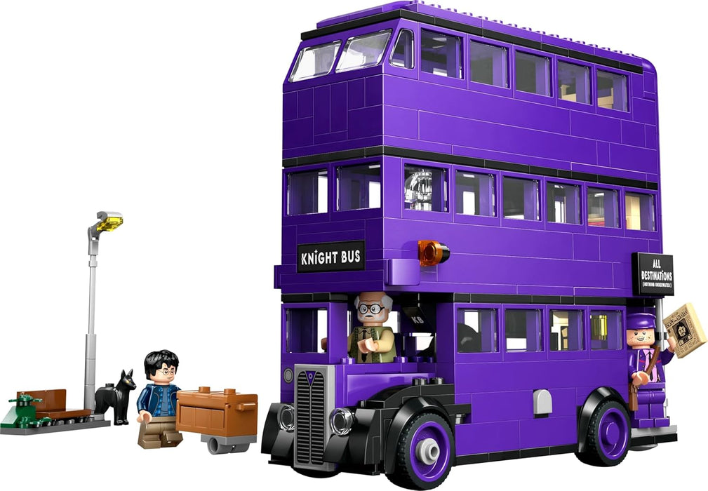 LEGO Harry Potter Knight Bus Adventure with 5 Collectible Minifigures incl. Ernie Prang & Stan Shunpike, Detachable Triple Decker Vehicle Toy for Wizarding World Fans, 8+ Year Old Boys & Girls, 76446
