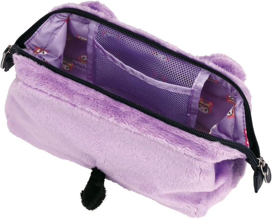 JP/Skater Kuromi Bear Time - Astuccio portamatite con chiusura a scatto, astuccio per matite