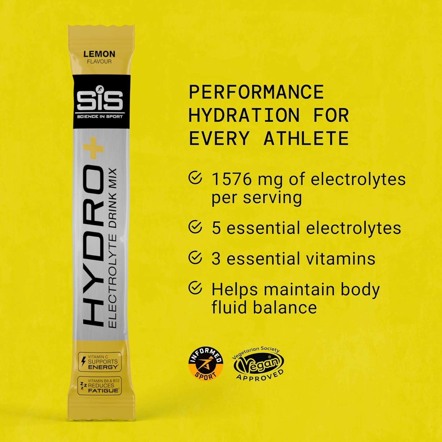 Hydro+ Stick Powder Lemon - 4.5g - Pack of 20