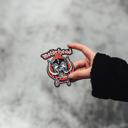 Grupo Erik Set of 3 Patches - Motorhead | Iron On Patches, Sew On Patches, Band Patches, Embroidery Patches, Applique Patches, Patches for Clothing, Patches for Backpacks