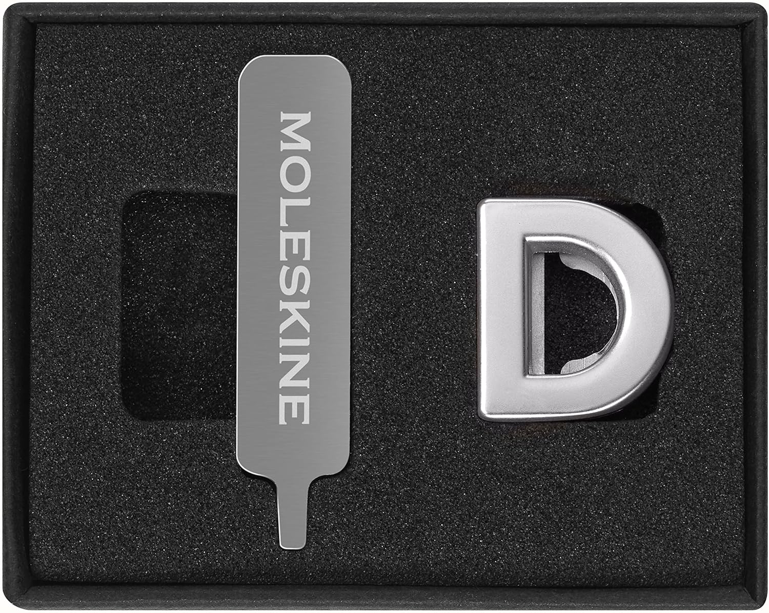 Moleskine Pin for Notebook or Planner Letter D, Letter Pin, Customize The Elastic Closure, Special Customized Gift, Color Silver
