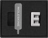Moleskine Pin for Notebook or Planner Letter E, Letter Pin, Customize The Elastic Closure, Special Customized Gift, Color Silver