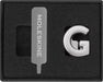 Moleskine Pin for Notebook or Planner Letter G, Letter Pin, Customize The Elastic Closure, Special Customized Gift, Color Silver