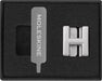 Moleskine Pin for Notebook or Planner Letter H, Letter Pin, Customize The Elastic Closure, Special Customized Gift, Color Silver