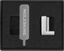 Moleskine Pin for Notebook or Planner Letter L, Letter Pin, Customize The Elastic Closure, Special Customized Gift, Color Silver