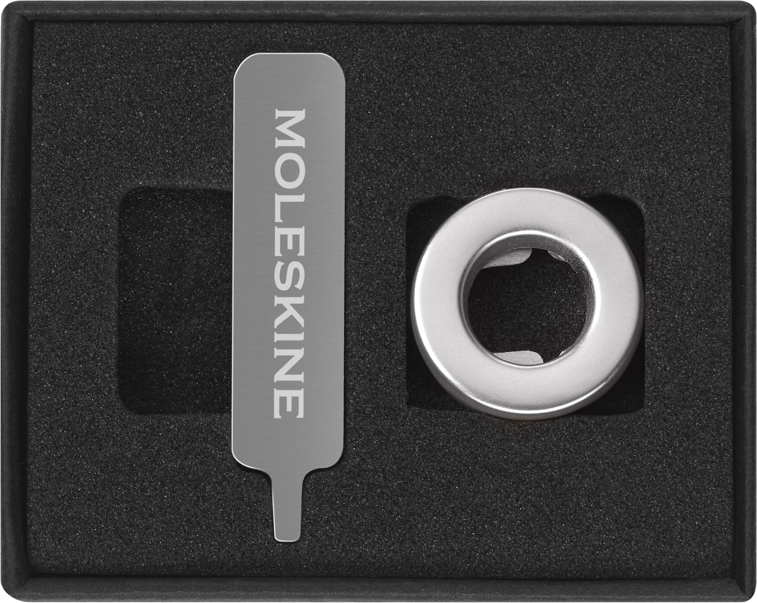 Moleskine Pin for Notebook or Planner Letter O, Letter Pin, Customize The Elastic Closure, Special Customized Gift, Color Silver