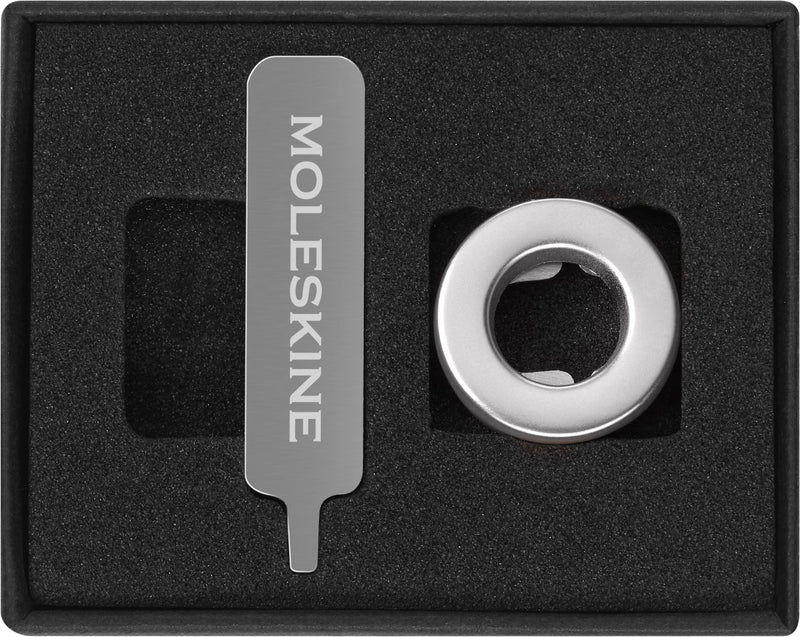 Moleskine Pin for Notebook or Planner Letter O, Letter Pin, Customize The Elastic Closure, Special Customized Gift, Color Silver