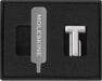Moleskine Pin for Notebook or Planner Letter T, Letter Pin, Customize The Elastic Closure, Special Customized Gift, Color Silver